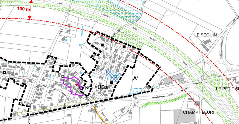 Terrain constructible - 2 245 m²