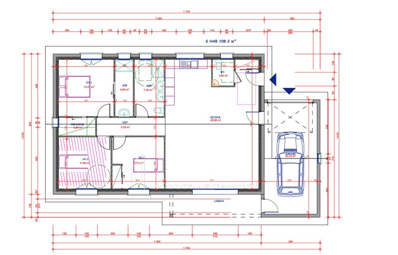 Villa - 108 m² - 4 pièces