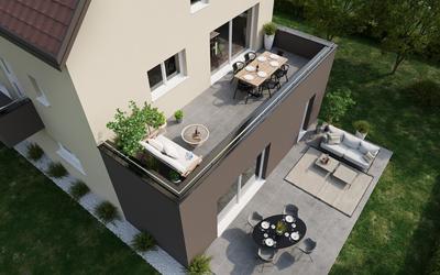 Appartement - 67 m² - 3 pièces