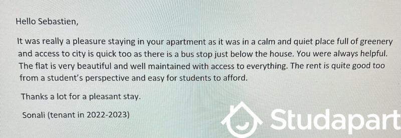 Chambre - 20 m² - 1 pièce