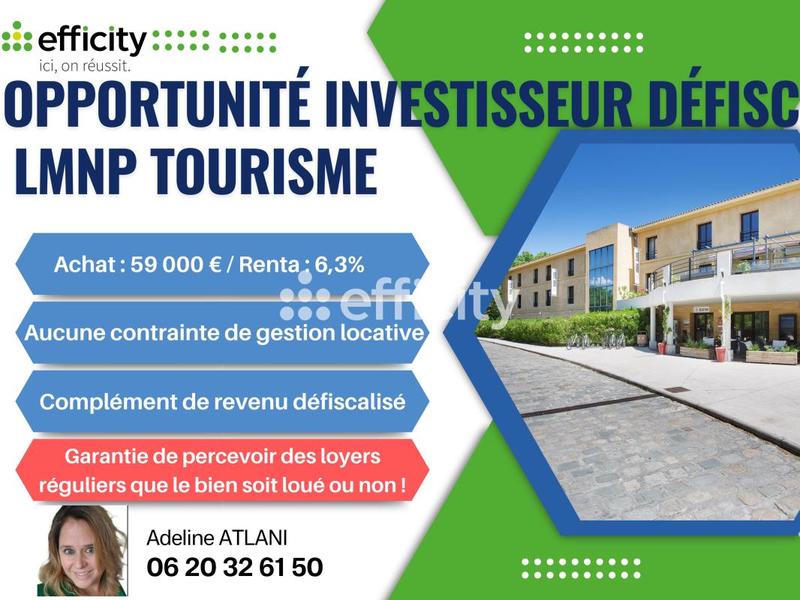 Studio - 21 m² - 1 pièce