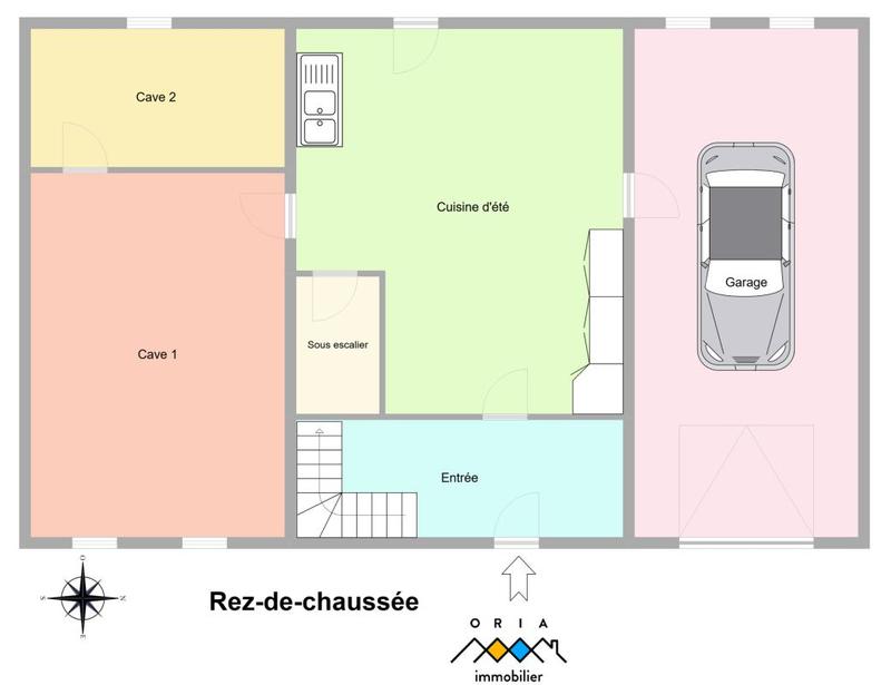 Maison - 97 m² - 5 pièces