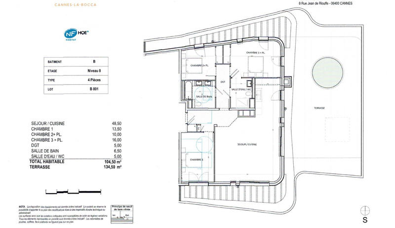 Appartement - 105 m² - 5 pièces