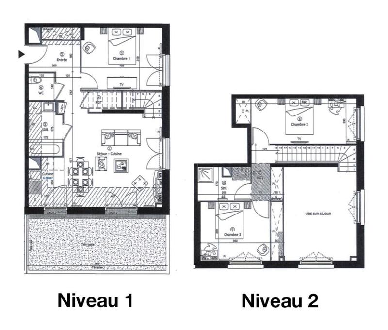 Appartement - 90 m² - 4 pièces