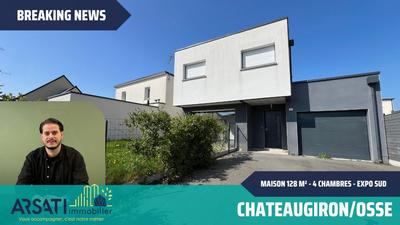 Maison contemporaine - 128 m² - 6 pièces