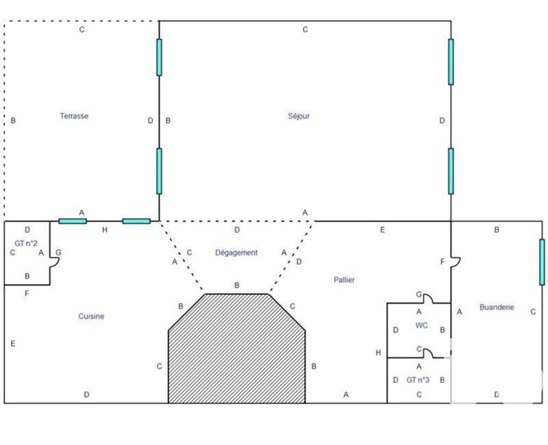 Duplex - 97 m² - 4 pièces