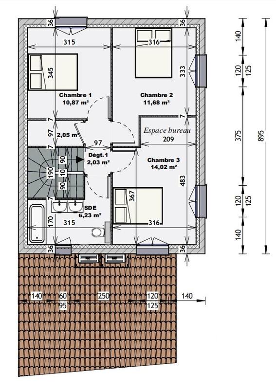 Maison - 99 m² - 4 pièces