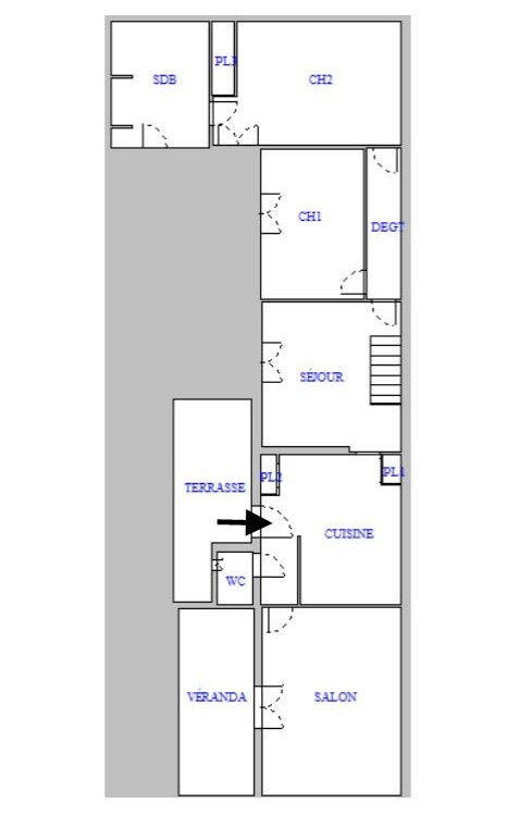 Maison - 91 m² - 5 pièces