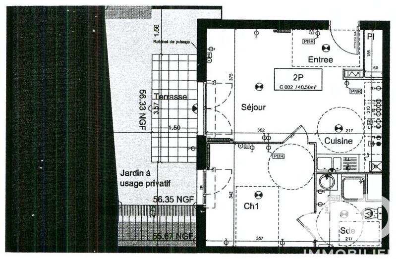 Appartement - 40 m² - 2 pièces