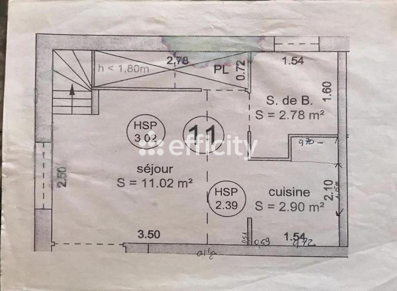 Appartement - 35 m² - 2 pièces