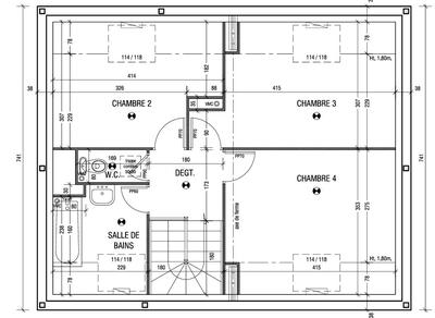 Maison - 91 m² - 5 pièces
