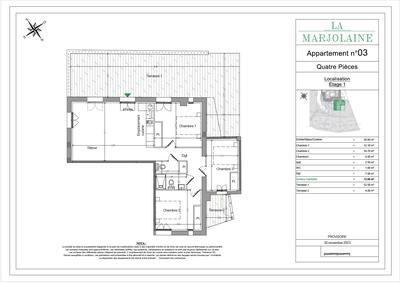 Appartement - 72 m² - 4 pièces