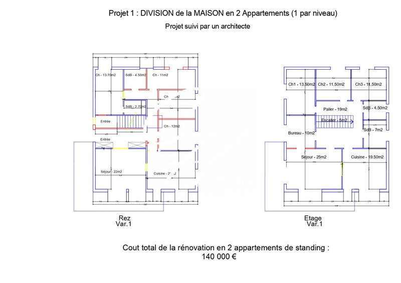 Maison traditionnelle - 187 m² - 6 pièces