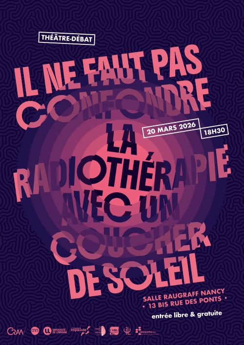 Représentation - il ne faut pas confondre la Radiothérapie avec un Coucher de Soleil