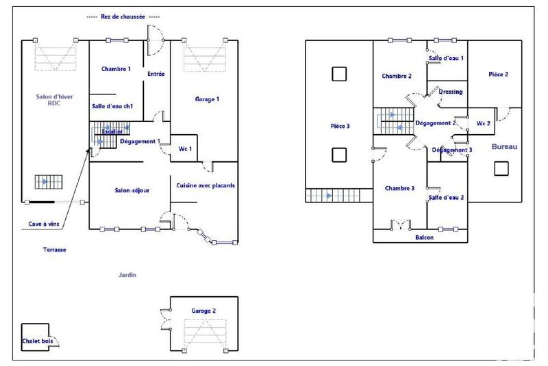 Maison - 240 m² - 8 pièces