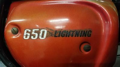 Bsa Lightning 650 bsa rouge 0650 539