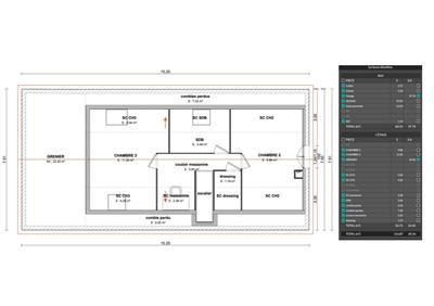 Maison - 111 m² - 4 pièces