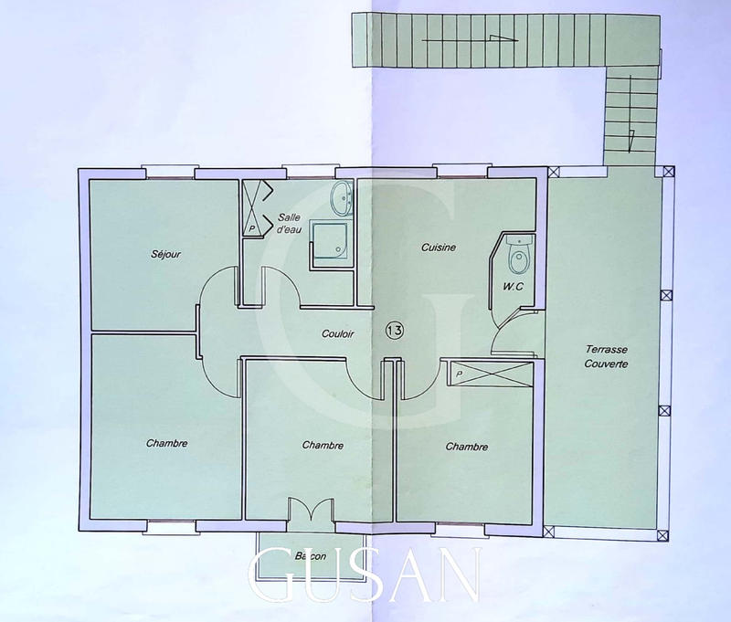 Appartement - 64 m² - 4 pièces