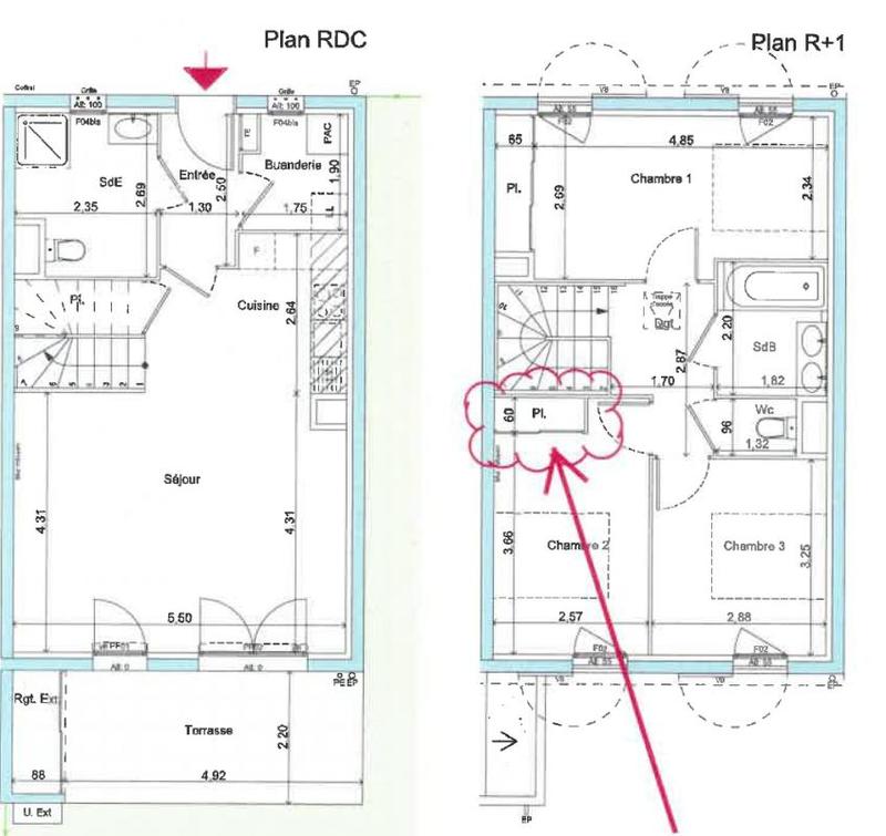 Maison - 89 m² - 4 pièces