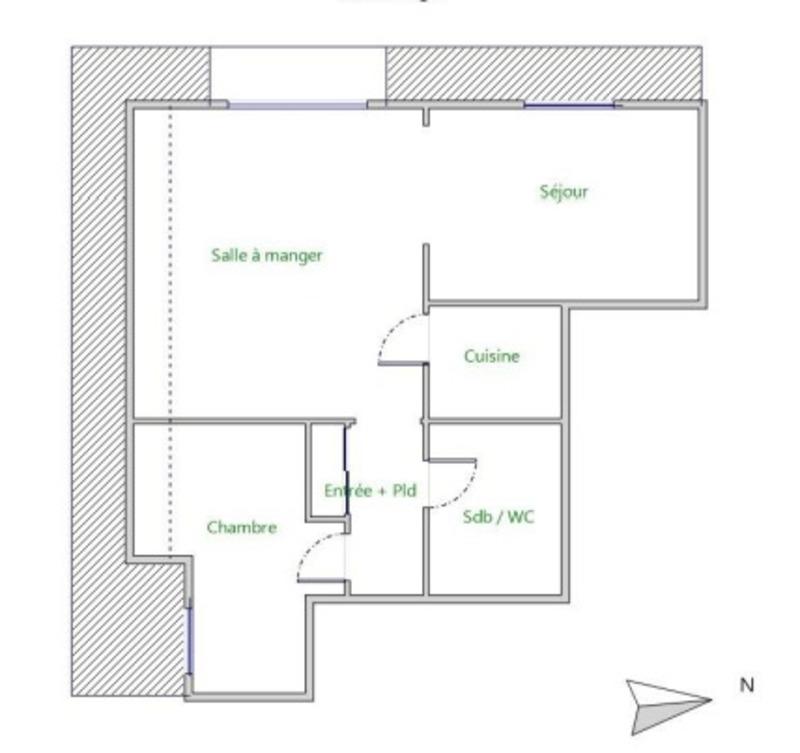 Appartement - 39 m² - 2 pièces