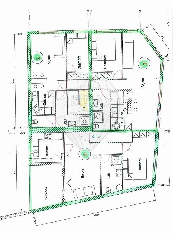 Immeuble - 290 m² - 10 pièces