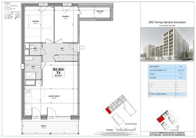 Appartement - 67 m² - 3 pièces