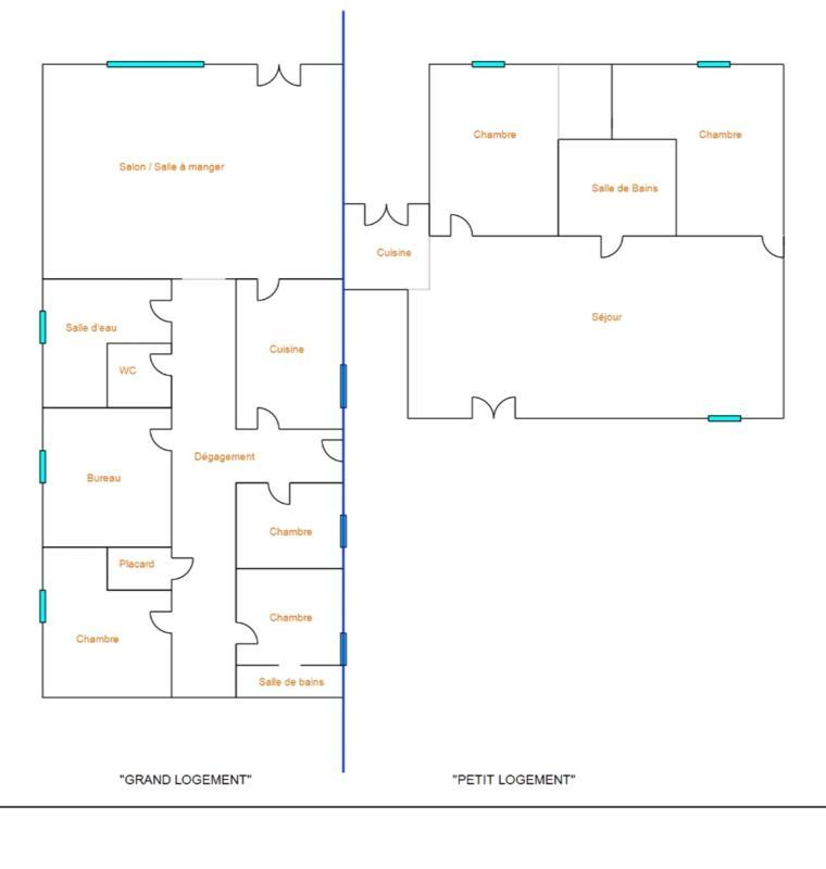 Maison - 180 m² - 8 pièces
