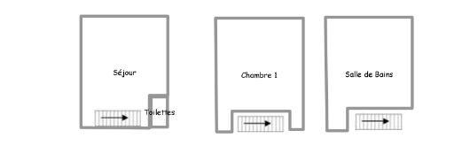 Triplex - 32 m² - 2 pièces
