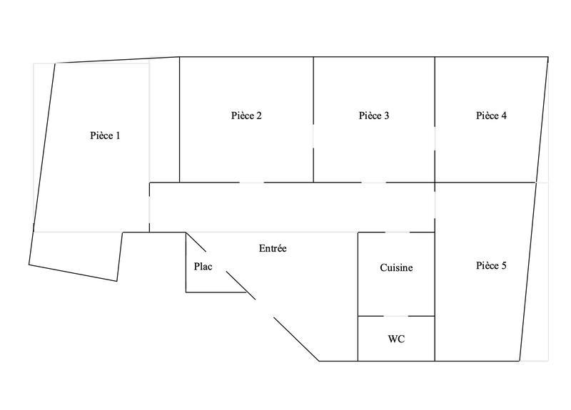 Bureau - 110 m² - 5 pièces