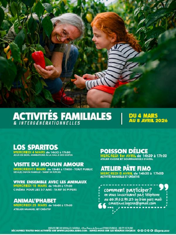 Activités intergénérationnelles avec l'Agora