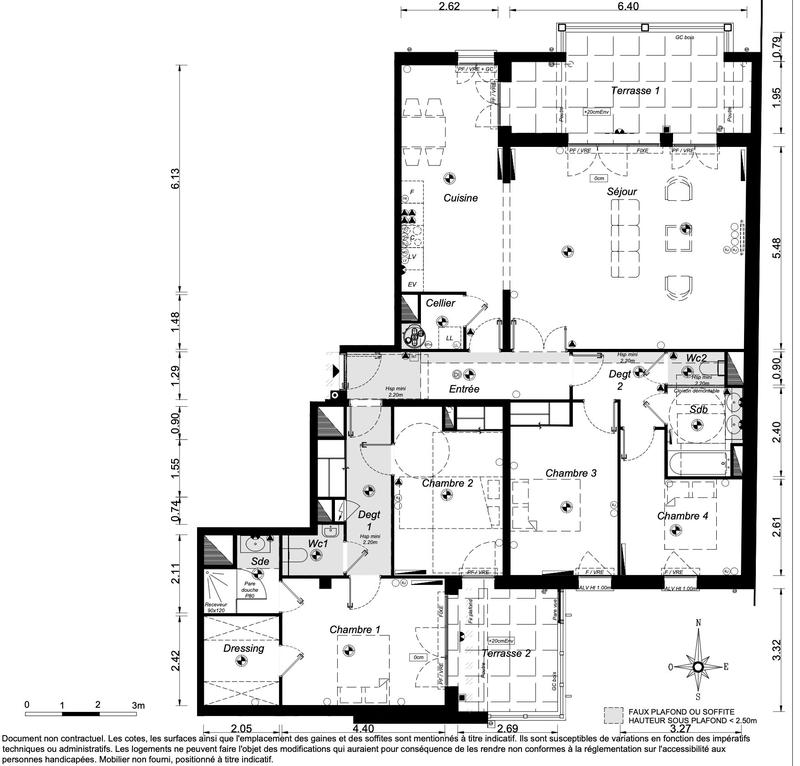 Appartement - 143 m² - 5 pièces