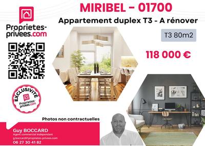 Appartement - 80 m² - 3 pièces