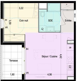 Appartement - 39 m² - 1 pièce