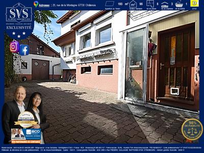 Maison - 96 m² - 5 pièces