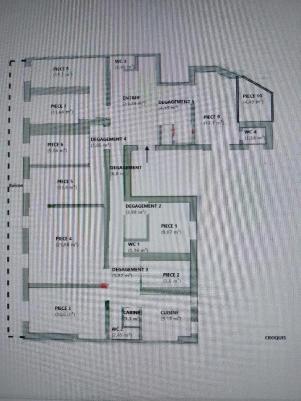 Immeuble - 180 m² - 9 pièces