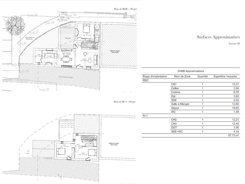 Maison - 97 m² - 4 pièces