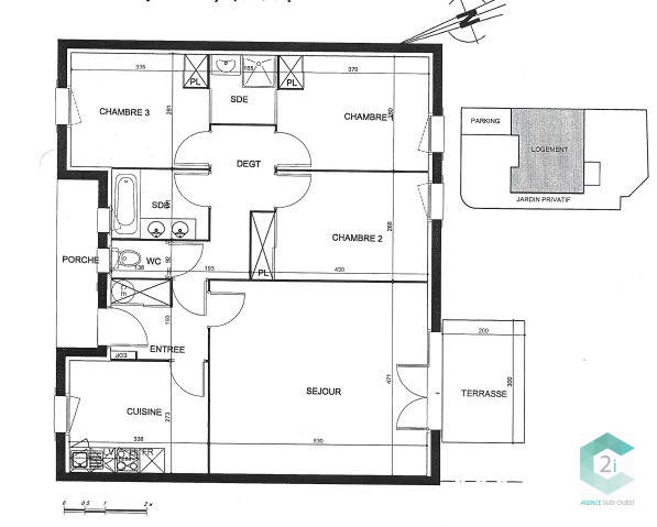 Maison - 82 m² - 4 pièces