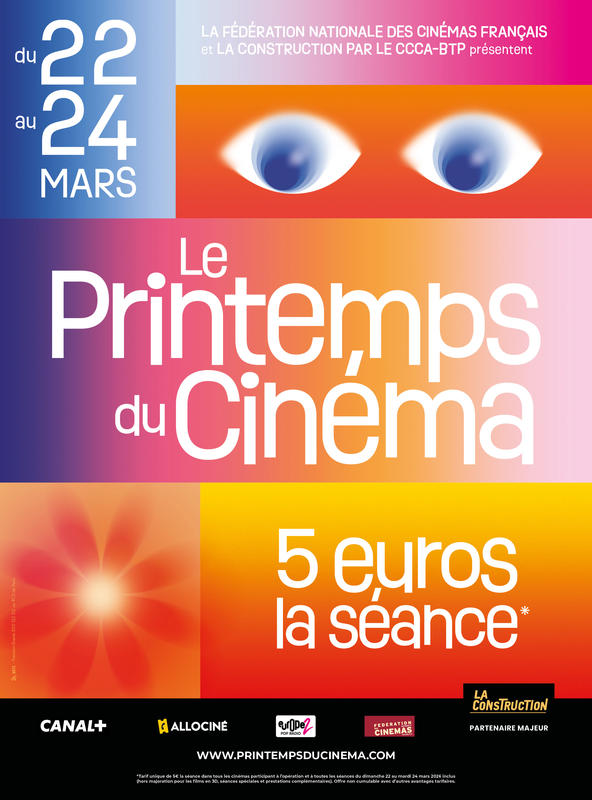 Le Printemps du cinéma 2026 - 5€ la place
