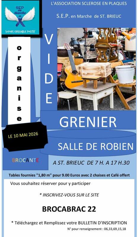 2ème vide grenier de l'association sep en marche