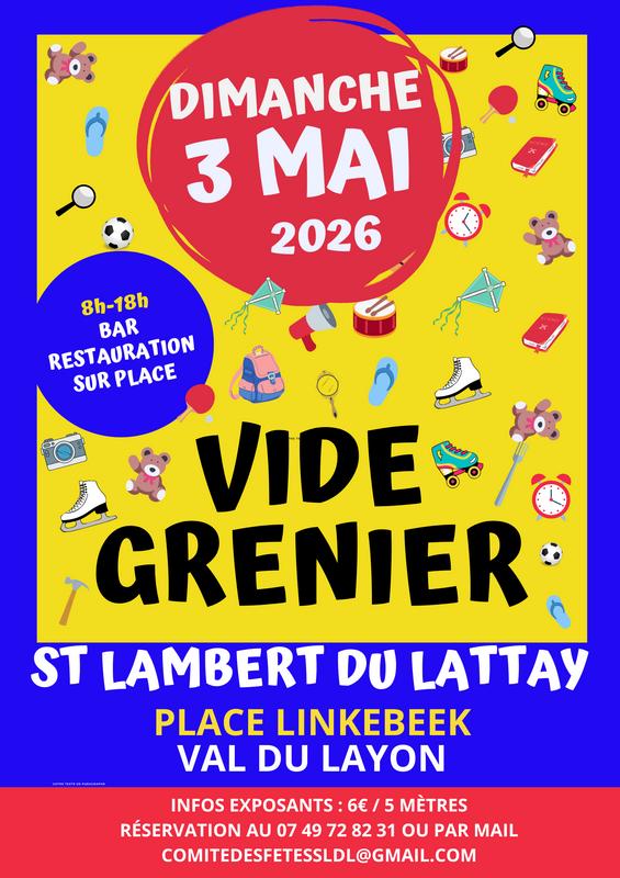 Vide grenier saint lambert du lattay