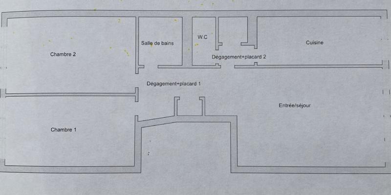 Appartement - 55 m² - 3 pièces