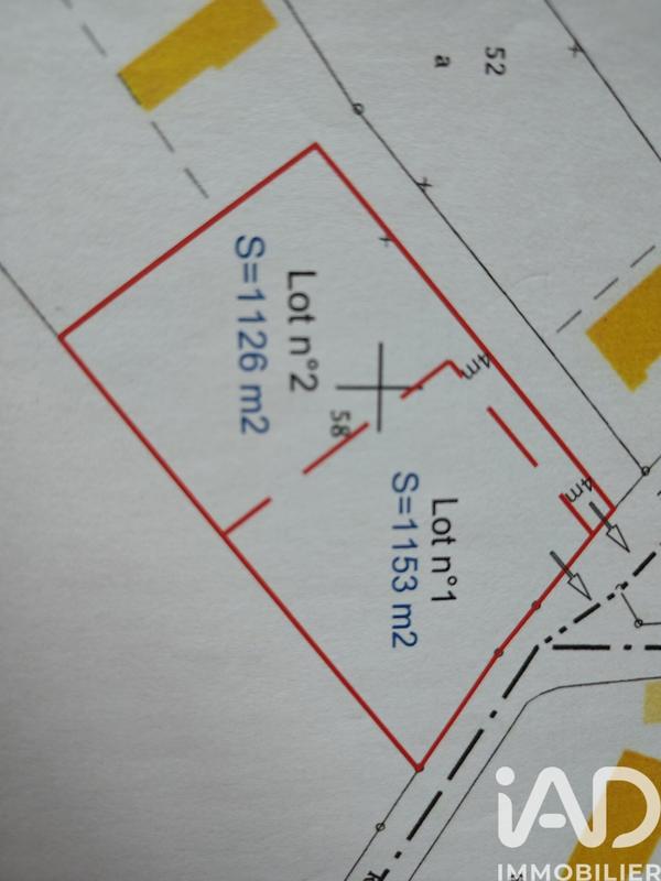 Terrain - 1 126 m²