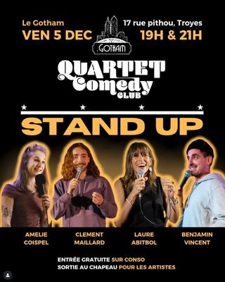 Soirée Humour/stand-up - Quartet Comedy Club