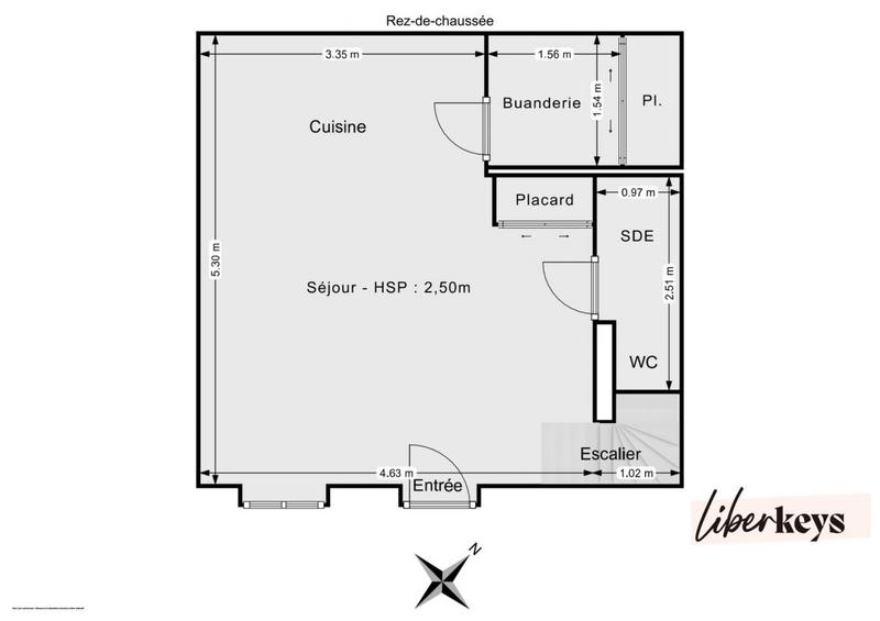 Maison de village - 76 m² - 4 pièces