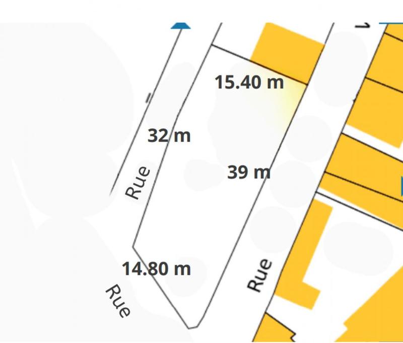 Terrain constructible - 534 m²