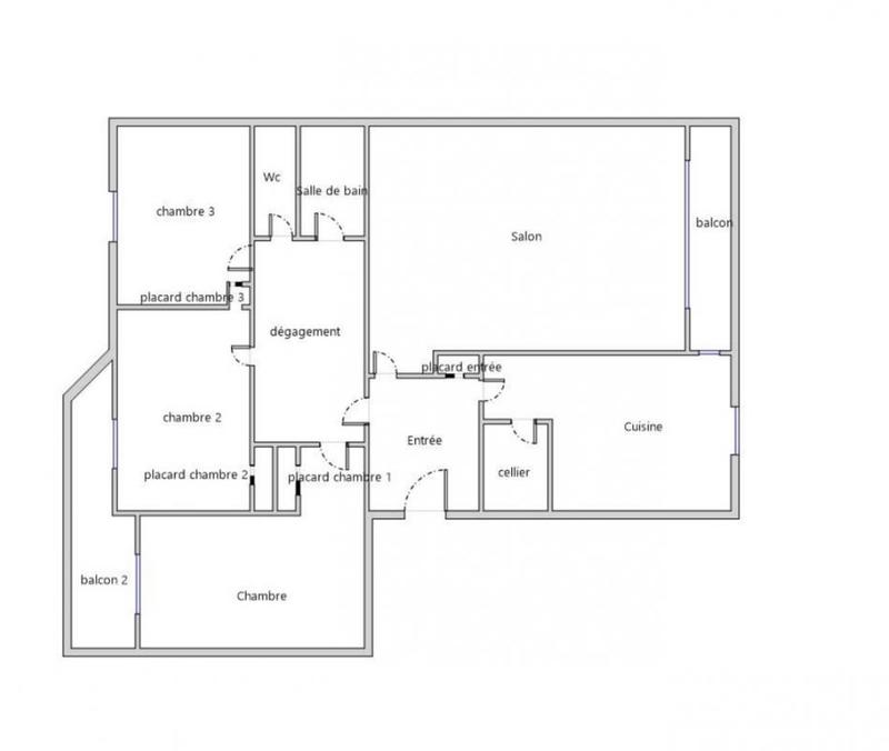 Appartement - 88 m² - 4 pièces