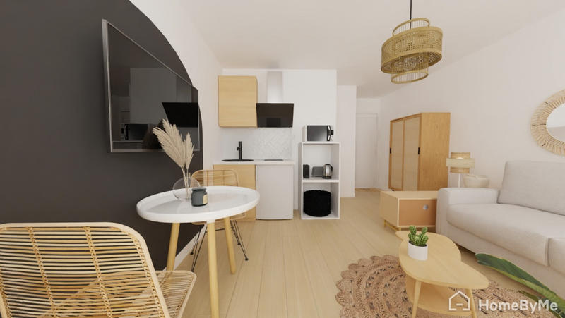 Appartement ancien - 22 m² - 1 pièce