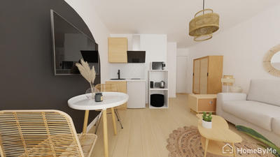 Appartement ancien - 22 m² - 1 pièce