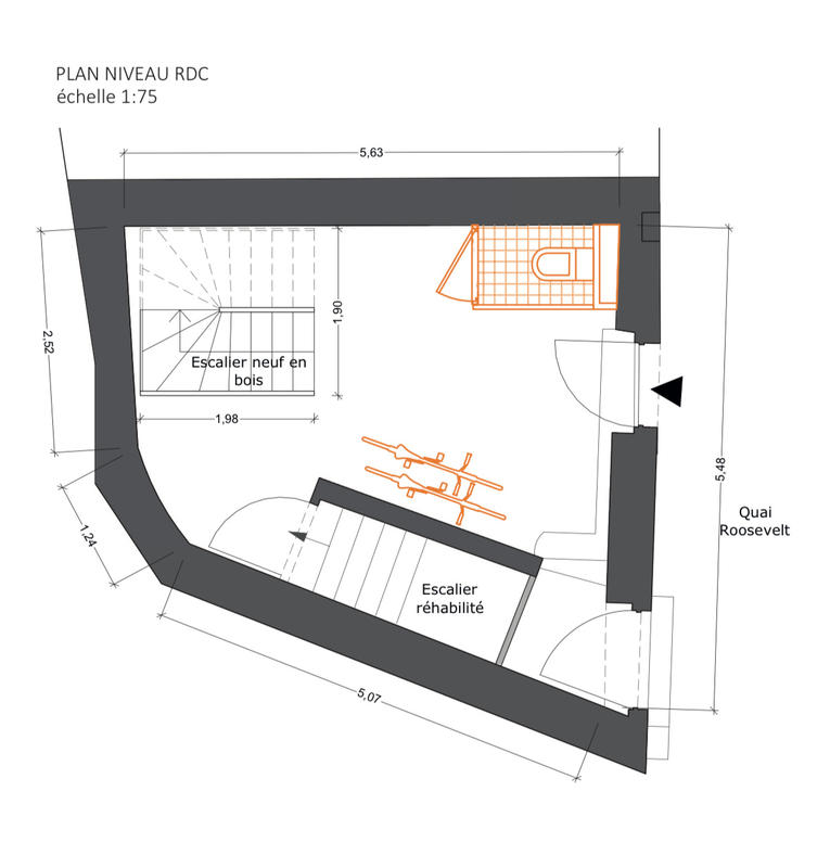 Maison de village - 79 m² - 4 pièces