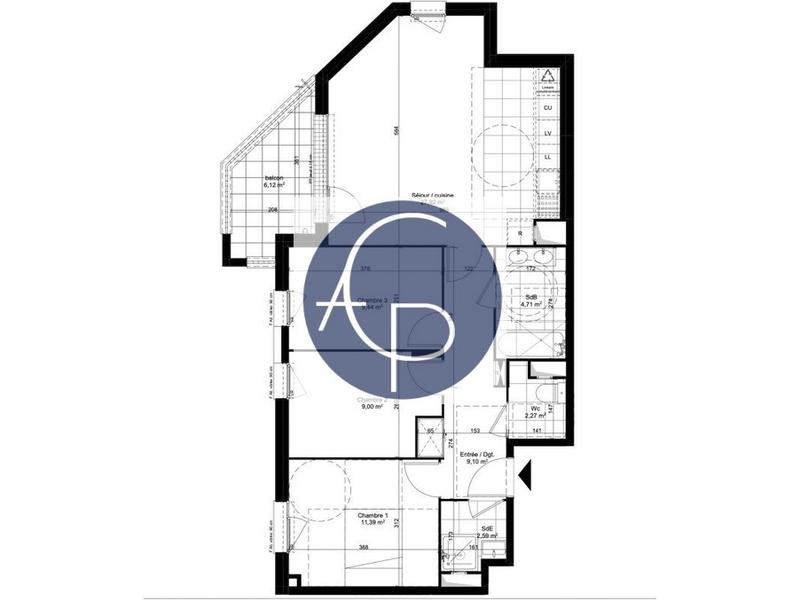 Appartement - 76 m² - 4 pièces